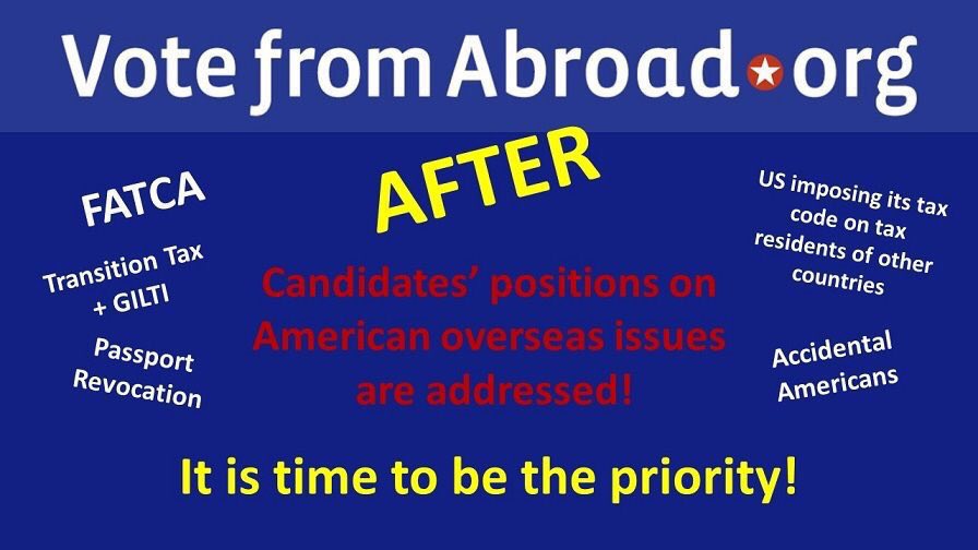 #RBT #FATCA #AmericansAbroad #AmericansOverseas #expats #voting #2024Elections #elections