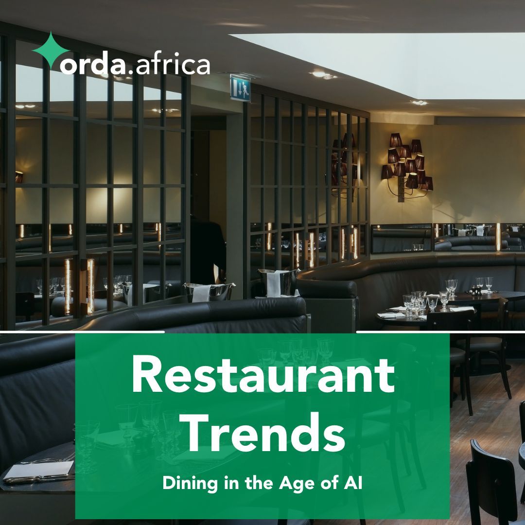 Here's what savvy restaurant owners need to know to thrive:
✅AI Takes Orders: Phone and text ordering powered by AI will become the norm.
✅Tech Streamlines Operations: Back-of-house tasks will be automated for maximum efficiency.

#OrdaAfrica #pointofsale #africanbusiness