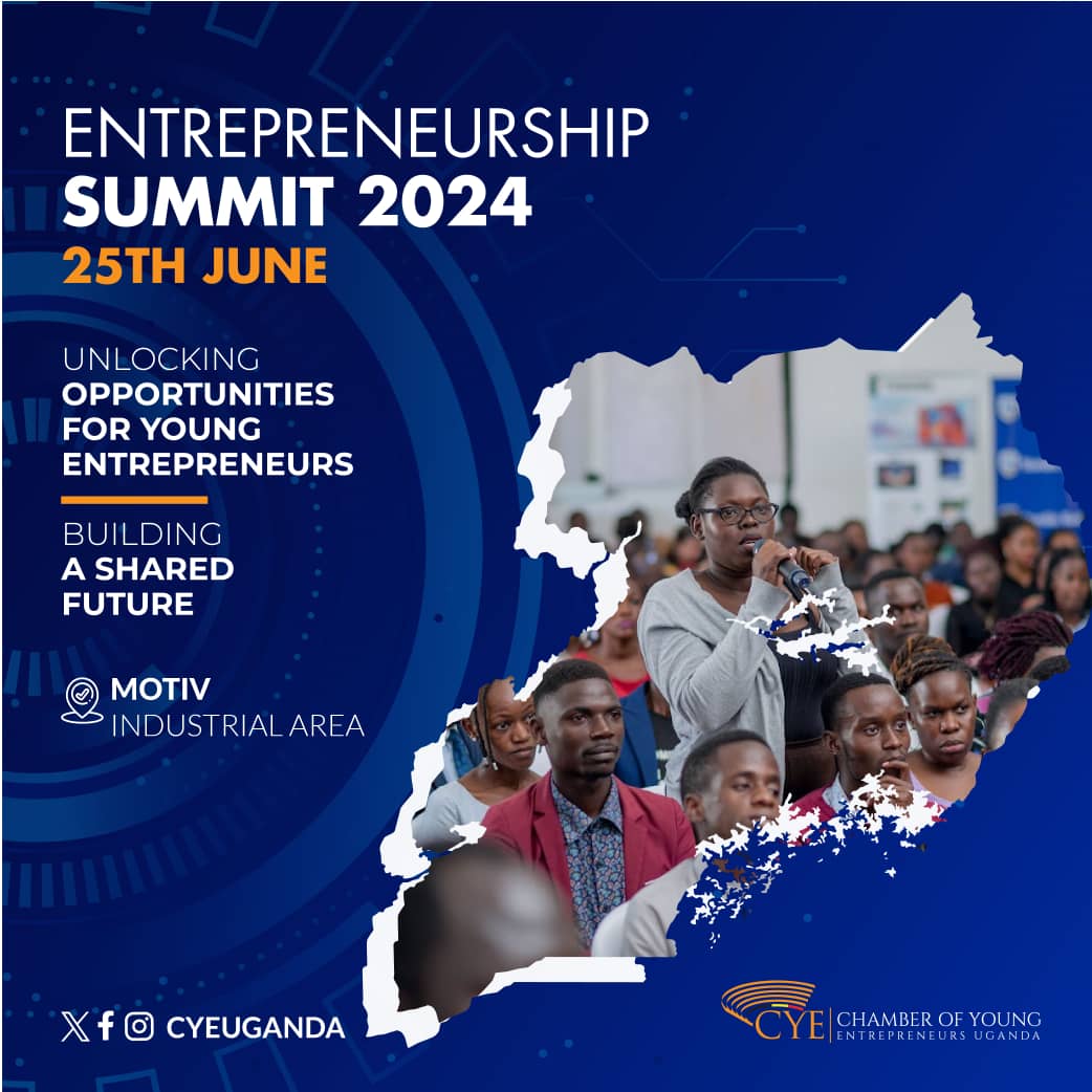 🚨CHAMBER OF YOUNG ENTREPRENEURS SUMMIT ALERT🚨

THEME: UNLOCKING OPPORTUNITIES FOR YOUNG ENTREPRENEURS

DATE: 25TH JUNE 2024

#CYE2024 #Innovation #business
