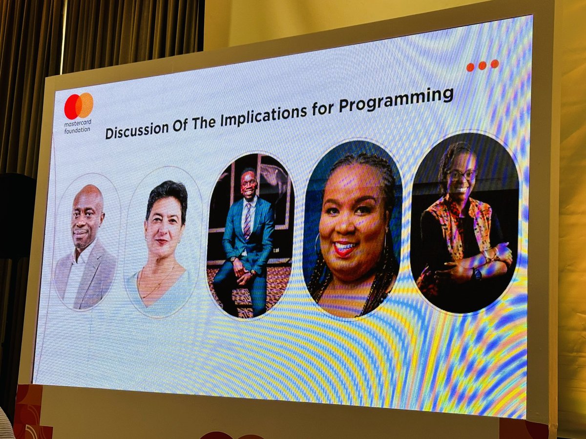 #HappeningNow a panel discussion of the implications for programming at the @MastercardFdn Kenya Partner Impact Convening. #Today it’s all about #impact! #Educate2Elevate