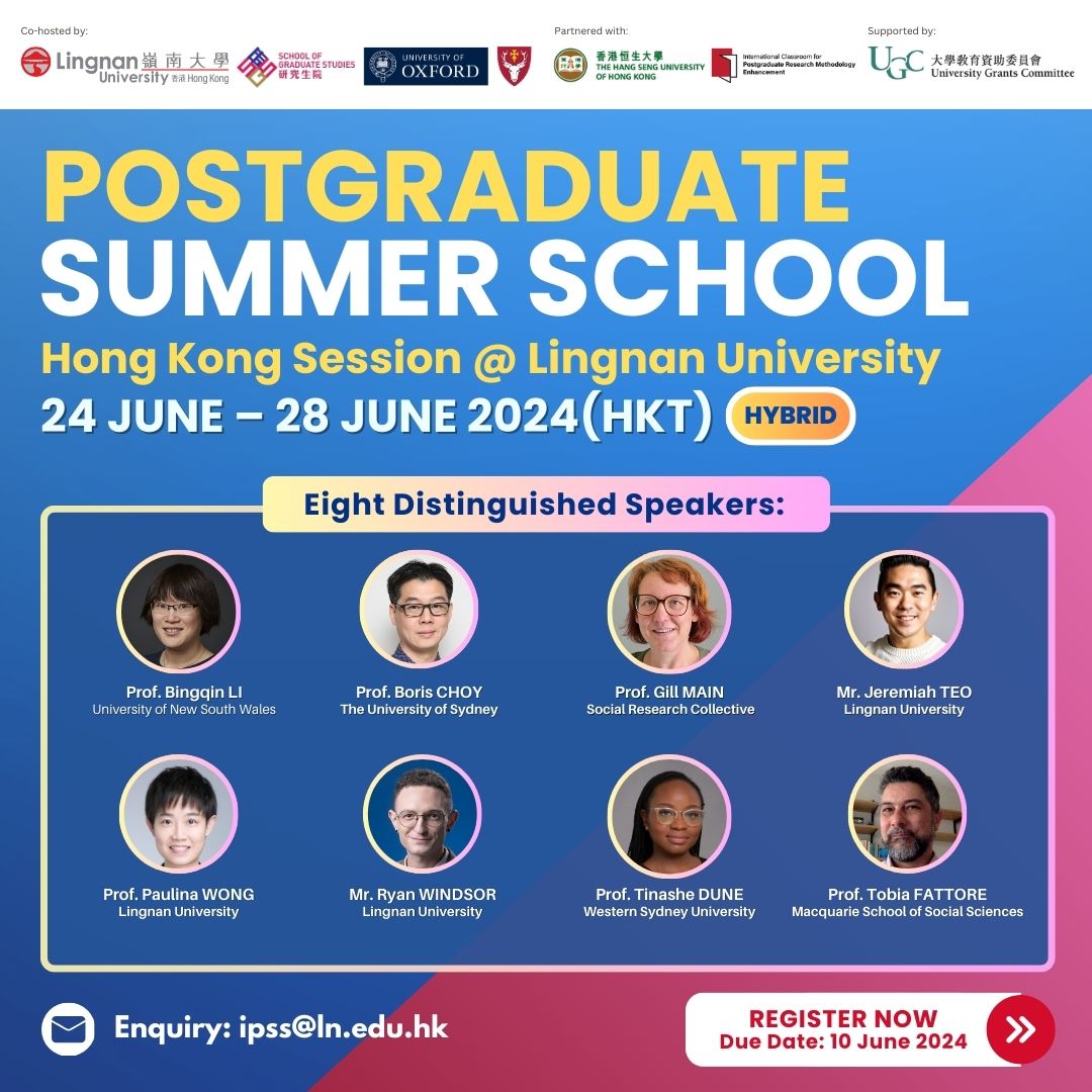 Lingnan University Graduate School tweet media
