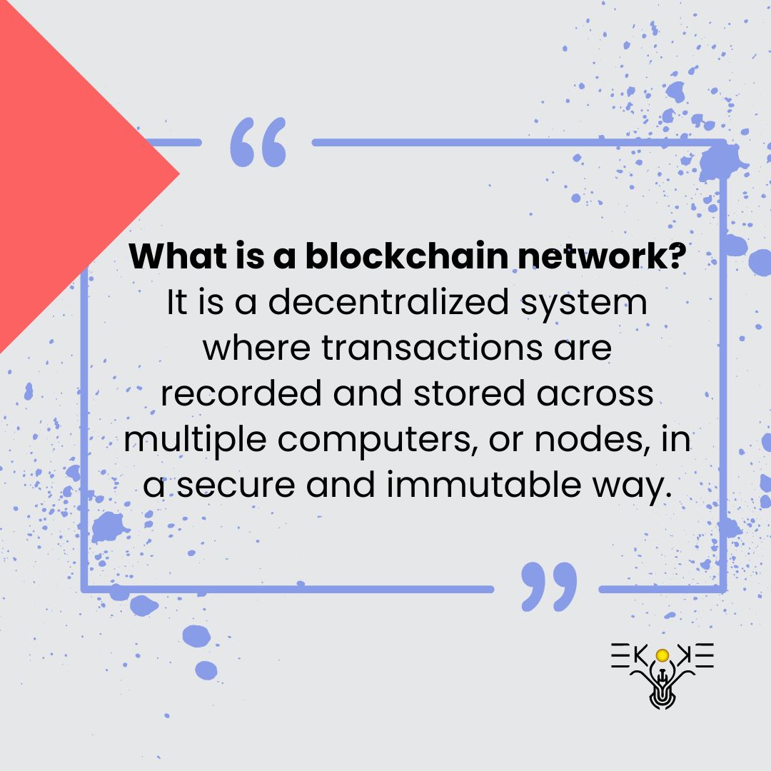 A blockchain network is a shared ledger system that consists of thousands of computers. On a blockchain network, data is stored cryptographically as blocks on multiple authoritative domains known as nodes. These nodes add new data to the network through a consensus mechanism.