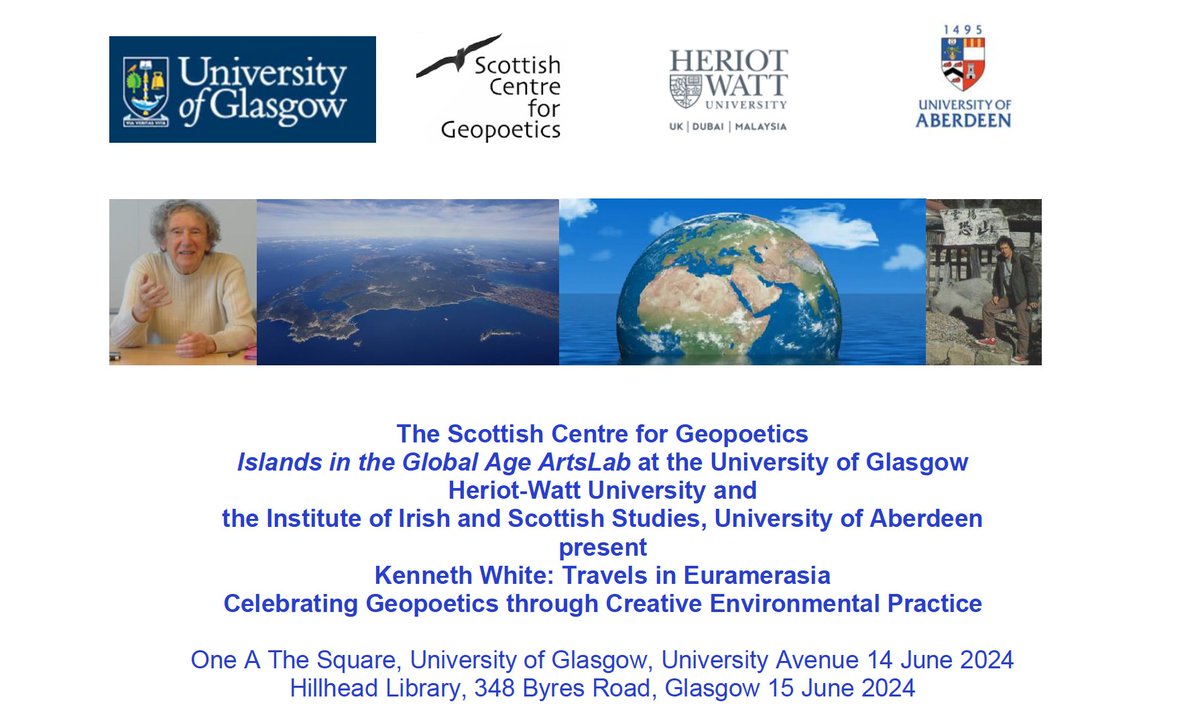 KENNETH WHITE INTERNATIONAL CONFERENCE Fri 14 & Sat 15 June Glasgow Details: eventbrite.co.uk/e/kenneth-whit…