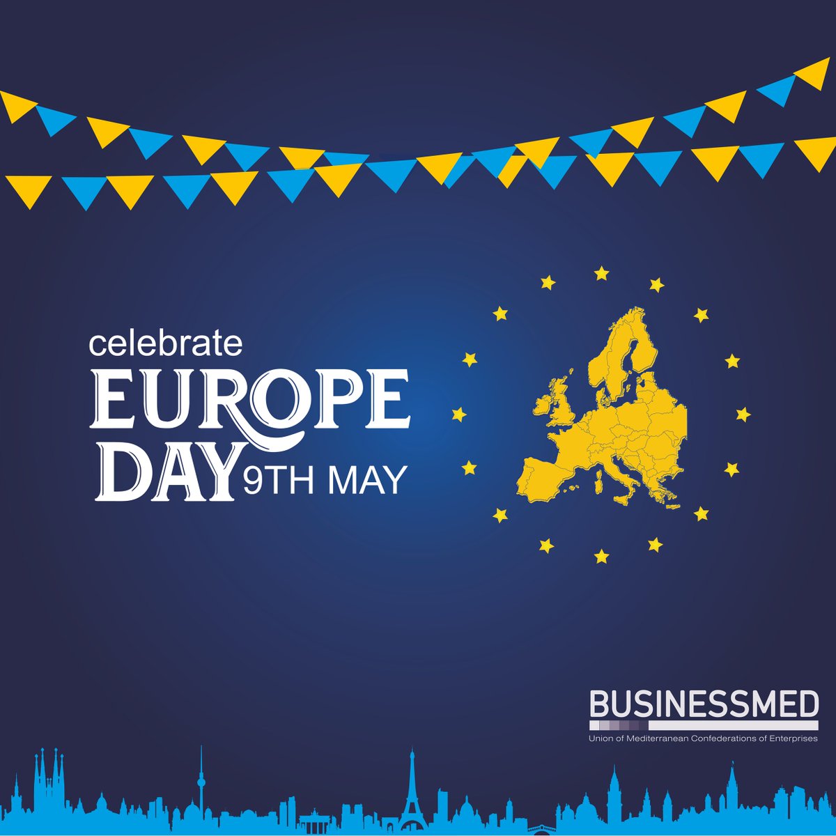 🎉 Happy #EuropeDay 🇪🇺

Let's celebrate the unity & peace among the countries of the 🇪🇺 #EuropeanUnion & beyond. 🙏A big thank you to all our EU members & partners for their trust. Together, let's support #RegionalDevelopment & strengthen economic & cultural ties. Best wishes✨