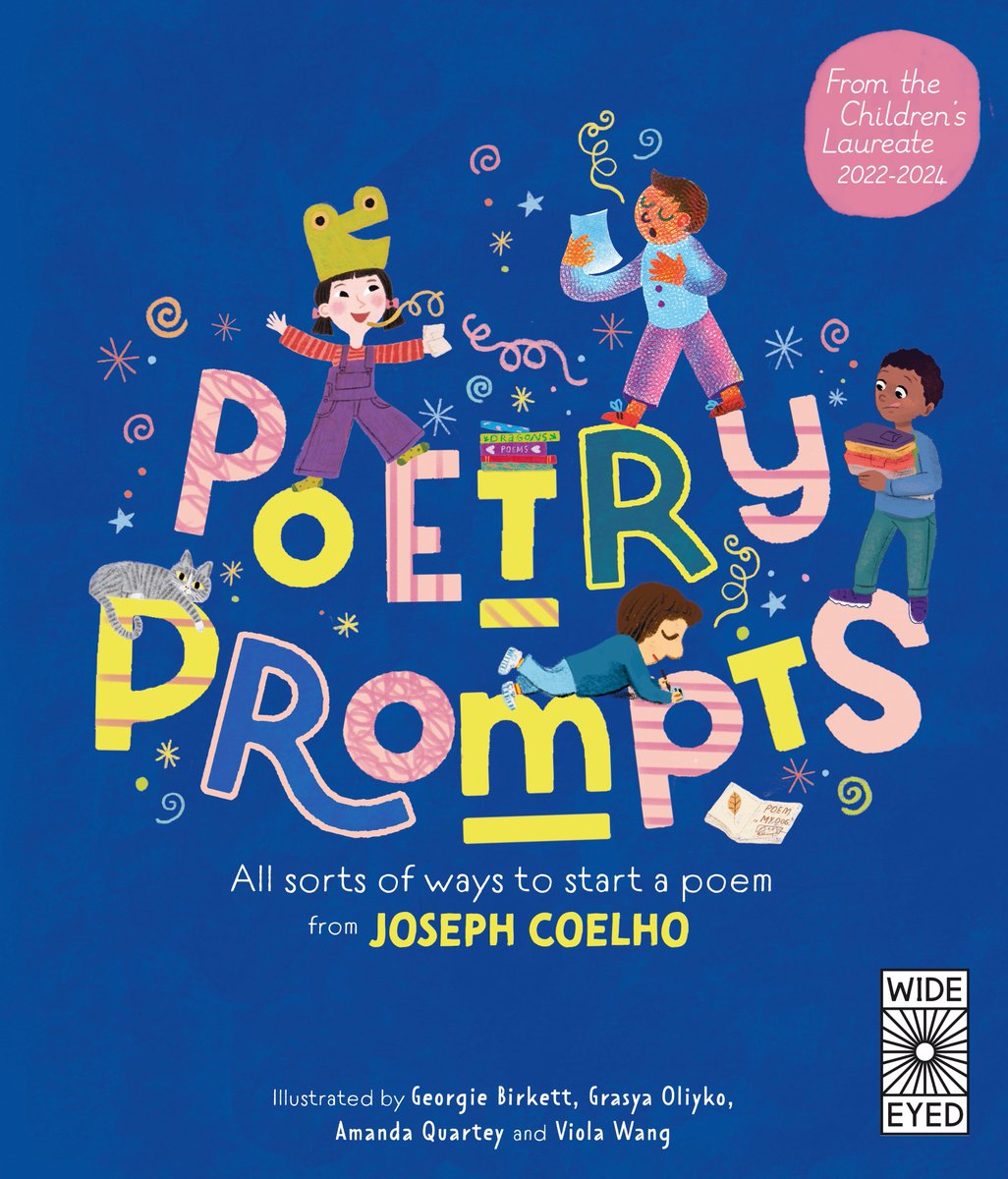 #GiveawayAlert: to win a copy of @JosephACoelho's #PoetryPrompts, a delightful introduction to poetry for young readers, longlisted for the Jhalak C&YA Prize 2024, RT + reply to this tweet by noon tomorrow (UK only).  
#jhalakprize24 #giveaway #JhalakShowcase