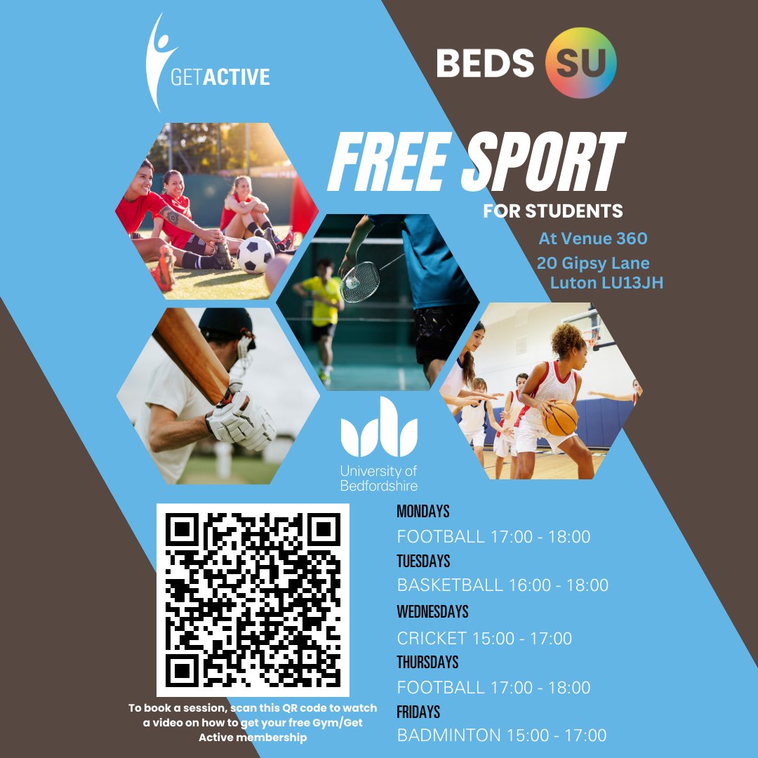 If you missed Monday's student football session, no worries! We have another one today from 5:00 PM to 6:00 PM at Venue 360. Secure your spot now by booking through the UOB Sport app. Reserve your place and join the game! Scan the QR code for membership setup instructions.