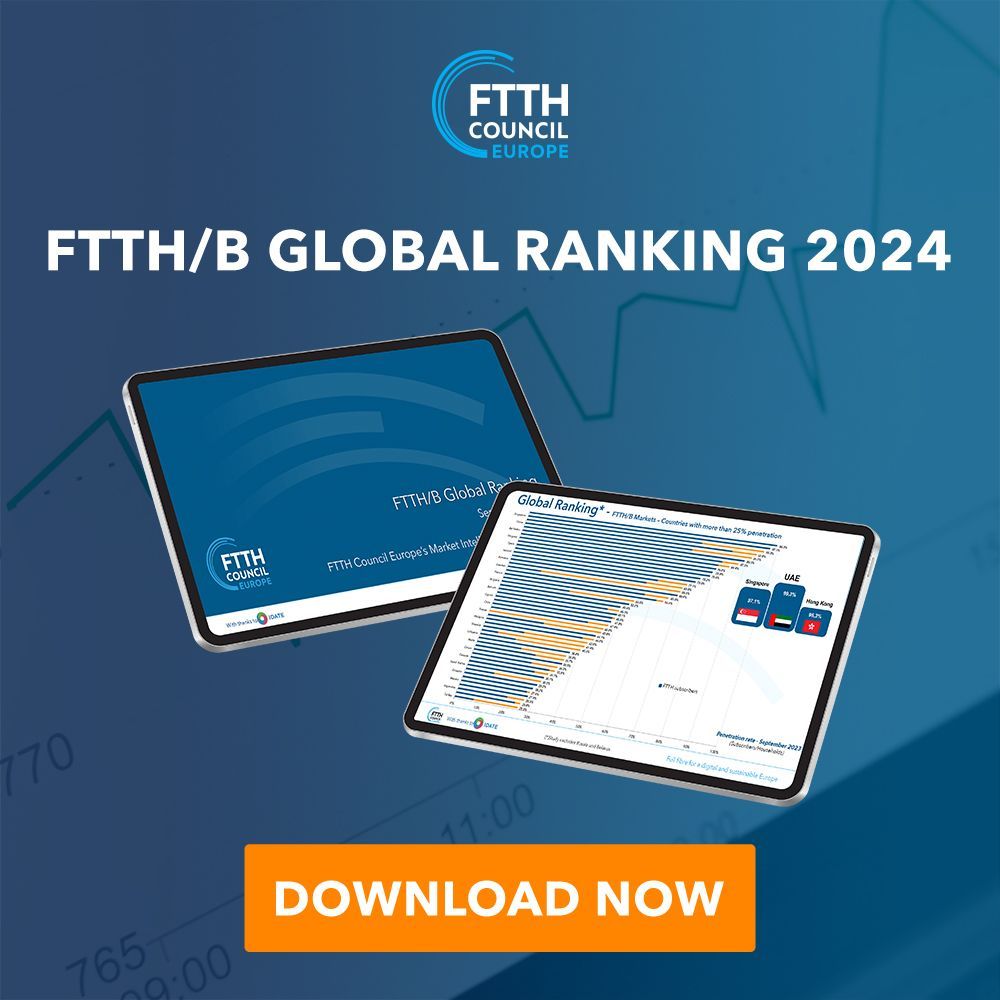 Our Market Intelligence Committee released an update to its yearly deep analysis, the FTTH/B Global Ranking 2024. Download this report now to learn more about the new leader topping the FTTH/B penetration ranking in the European region and much more ➡️ buff.ly/49TNhGS