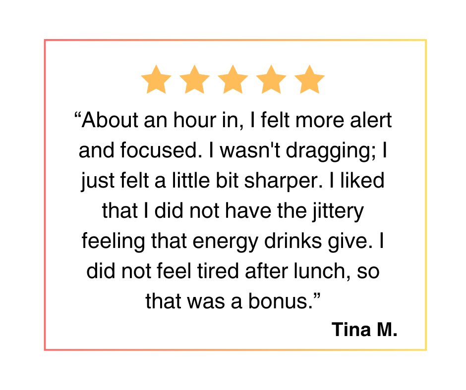 🌟 Needing a healthy caffeine boost for your day? Look no further than Juice Plus+ Luminate! 💡 Hear what Tina M. has to say about this healthy caffeine boost. Boost your day the wholesome way with Vivian Kaldas and Juice Plus+! 💚 #JuicePlus #NaturalEnergy