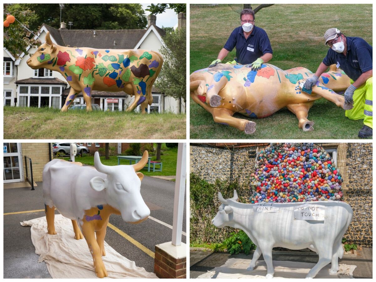 Our beautiful Grange Cow is having a makeover. The last time this happened was in 2016 so we thought it was time to make a change. There is some way to go till it's finished but looking at the designs we feel you are going to love it.