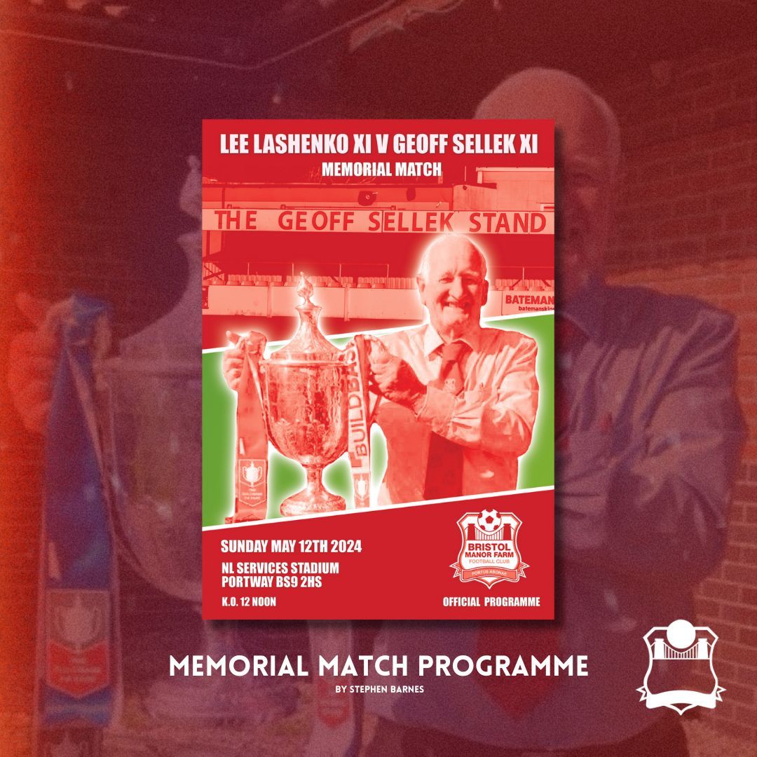 Make sure to get yourself a copy of our official memorial programme this Sunday for the ‘Geoff Sellek 11 v Lee Lashenko 11’ game 📕 Packed full of great content about Geoff, his family and continuing the Sellek legacy at The Creek ❤️ #UpTheFarm