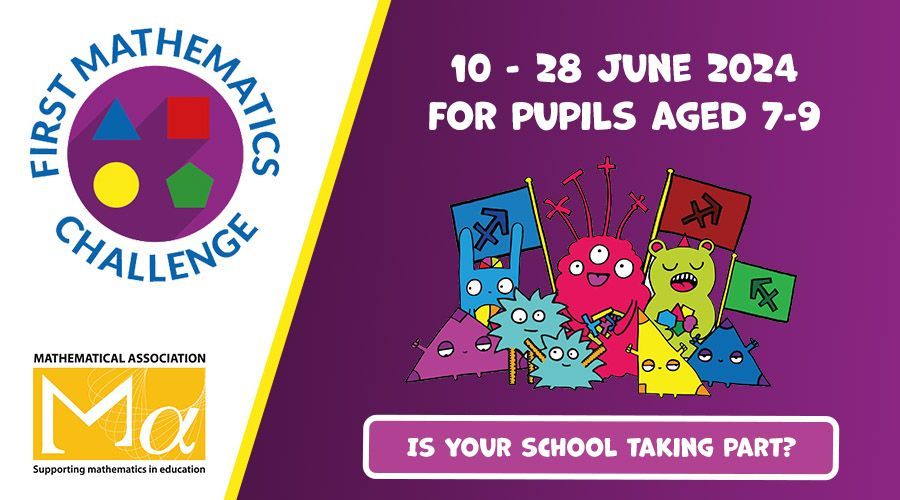 #PrimarySchools Sign your class up to take part in the FMC – the first maths challenge for the littlest maths monsters aged 7-9. This fun and engaging challenge provides thought provoking and problem solving questions. buff.ly/4aZQUvo