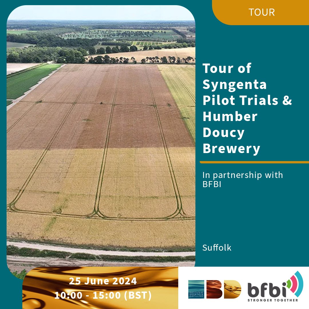 We're excited to announce that the IBD Southern Section and BFBI are collaborating for an event to visit Syngenta's pilot trials in Suffolk. Find out more and register now: ow.ly/eSmo50RjL8A #Suffolk #Syngenta #brewery #tour #sustainability #agriculture