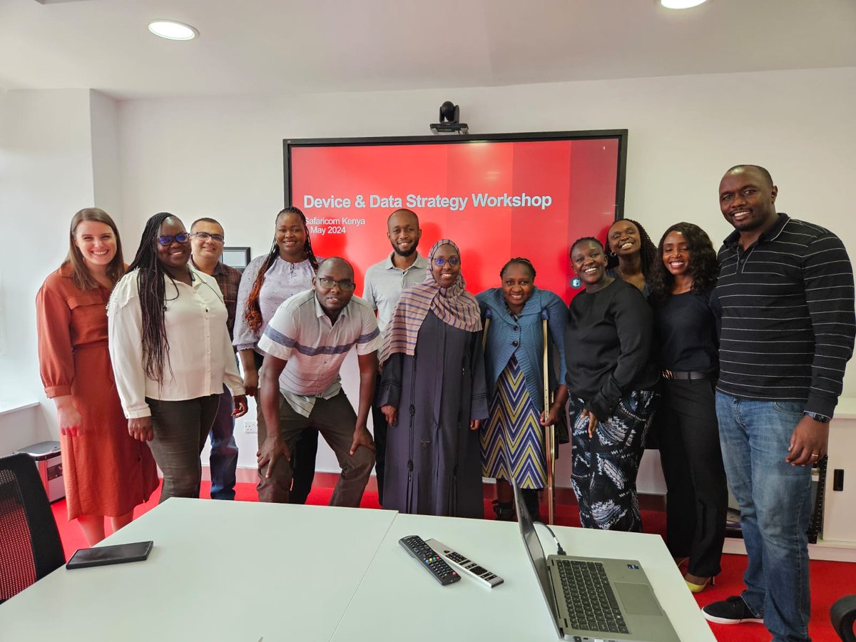What an engaging session with the @SafaricomPLC team last week! 👀 We look forward to seeing some impactful approaches being implemented to improve ownership of #devices and data access for women and rural populations in Kenya 🙌 #MobileGenderGap #DigitalInclusion