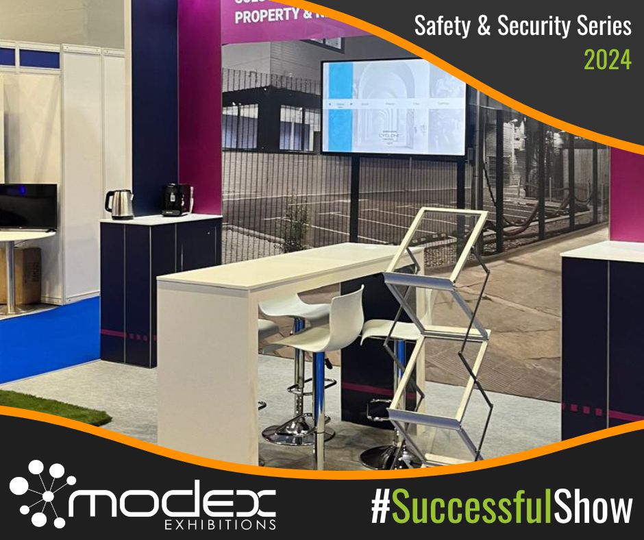 Some of our stands from last week's The Safety & Security Event Series at the NEC, Birmingham. 
#modex #modexexhibitions #eventprofs #events #exhibitions #weareevents #wemakeevents #successfulshow #necbirmingham #HSE2024 #FSE2024 #TSE2024