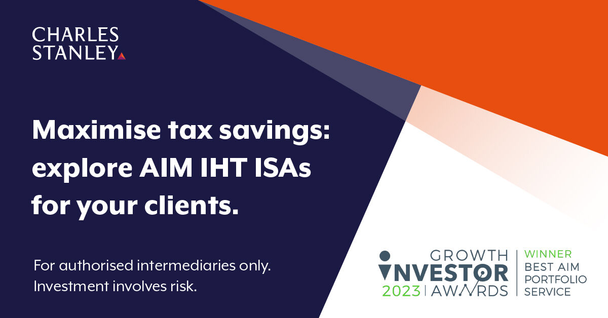 Maximise your client's legacy. Help your clients reduce their IHT liability but retain control of their wealth with an AIM IHT ISA ➡️ bit.ly/3UR9Ir8 For authorised intermediaries only.