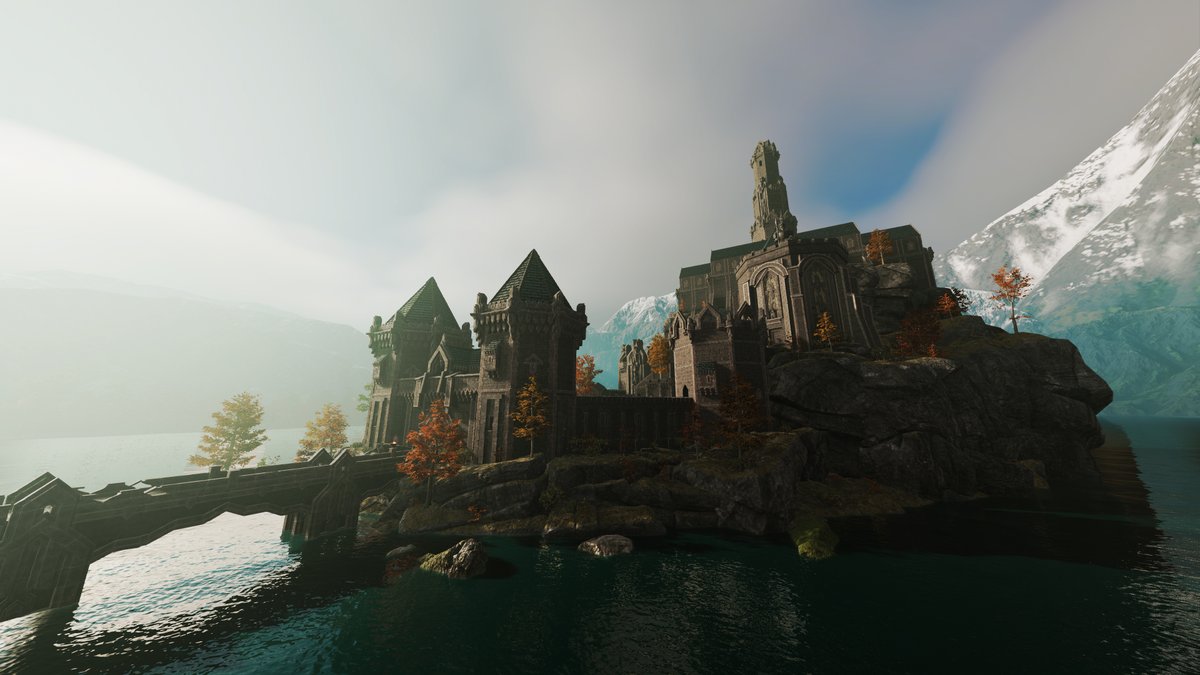 Our modular castle looks good in every sort of environment. It could be a dwarven fortress between snowy mountains or a nice castle in the middle of the lake. The cool is that you can easily modify the pack via Unity Muse as well.  Just take a look:) @AssetStore