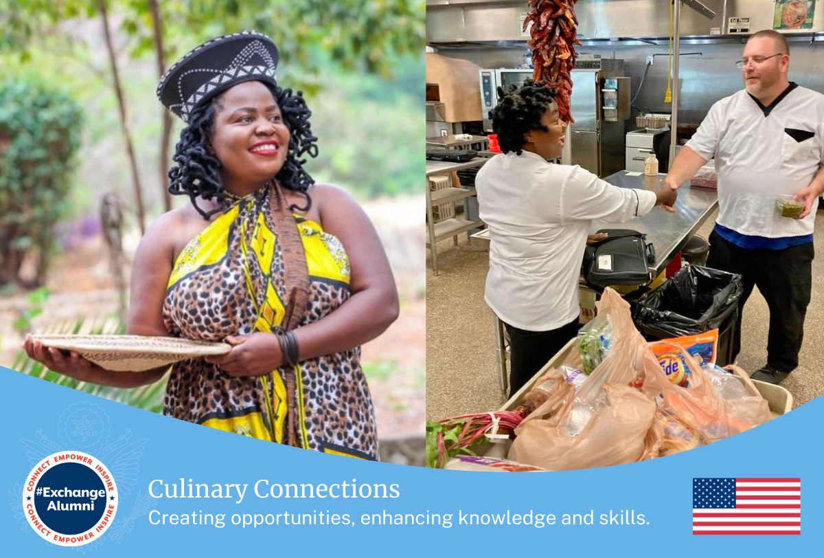 Mhlelusizo is in the U.S. at the A:shiwi College & Career Readiness Center at the Pueblo of Zuni, New Mexico. Chef Ncube’s visit is courtesy of IndigeNOW! Indigenous Cuisines from Around the World and The African Cuisine & Art Festival: Let's Celebrate! #culinarydiplomacy…