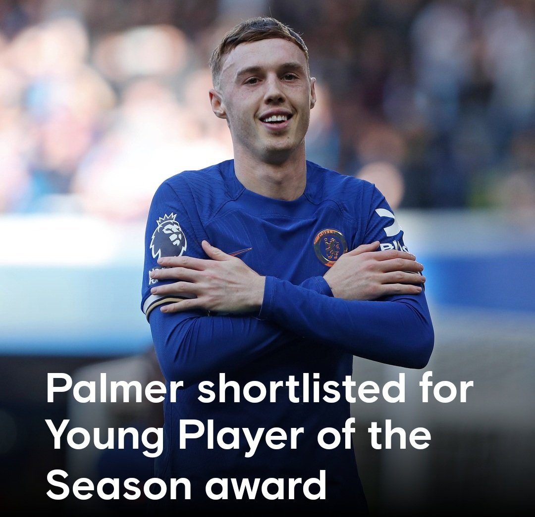 🚨 Cole Palmer has been nominated for the Premier League's Hublot Young Player of the Season Award following a stellar first campaign at Chelsea in 2023/24. 🥶

(@ChelseaFC) #CFC