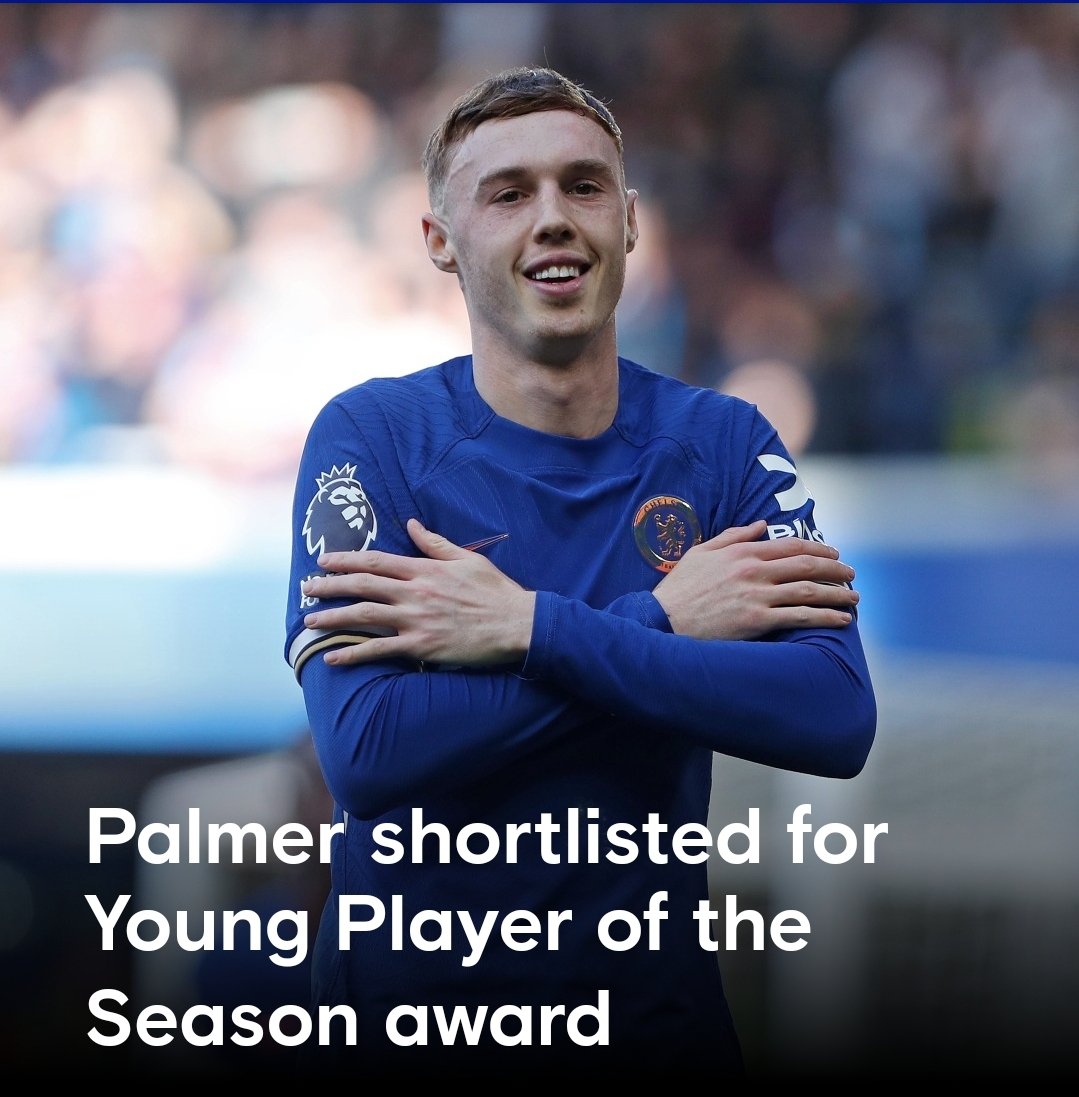 Cole Palmer has been nominated for the Premier League's Hublot Young Player of the Season Award following a stellar first campaign at Chelsea in 2023/24.

~ @ChelseaFC