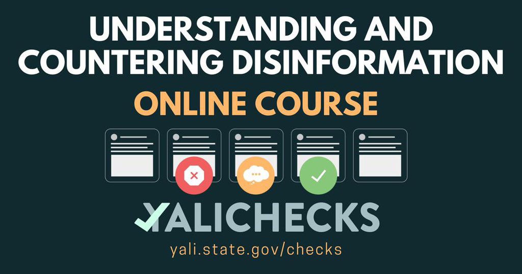 Ba guys, have you heard the good news? The #YALINetwork launched an online course to prevent the spread of harmful disinformation.
Ekimala kimala, check out yali.state.gov/courses/course… and learn how to bust fake news and help keep our social media feeds clean.