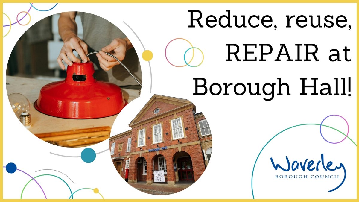 Do you have items to recycle/reuse? Or perhaps you are good with your hands and looking to help others? 🛠️ ♻️ Come along to the Repair Café at the Borough Hall every 4th Saturday of the month between 10am-12.30pm (excluding December). Find out more 👉 orlo.uk/Of8RV