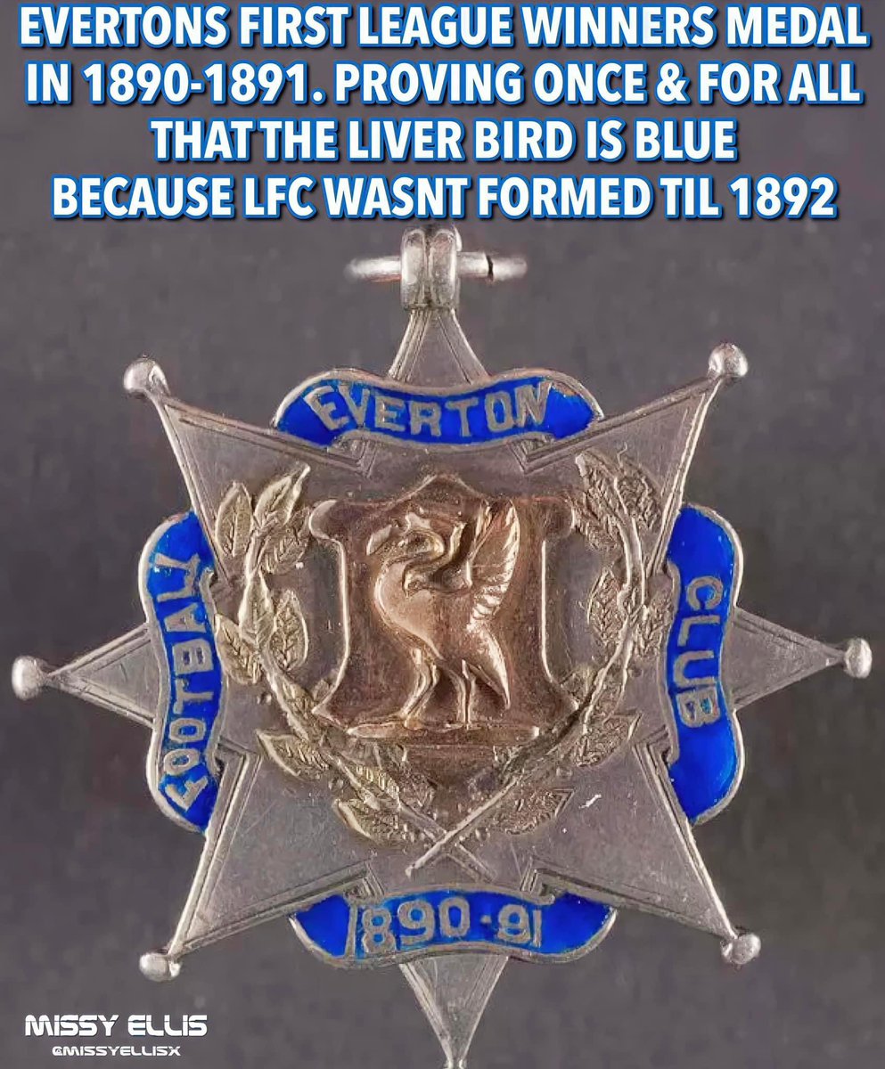 The Liver bird is ours.. The bird is blue ! Conclusive proof ! 

#EFC #Everton #COYB #ETID #UTFT #NSNO #BramleyMoore  #Liverbird