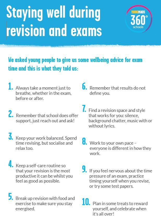 As a lot of our Year 11s are starting their GCSEs this week it is important to look after ourselves during this time and prioritise our mental health. Here are some helpful tips from Young Minds to help with staying well during the exam period. buff.ly/3wrdM7Y