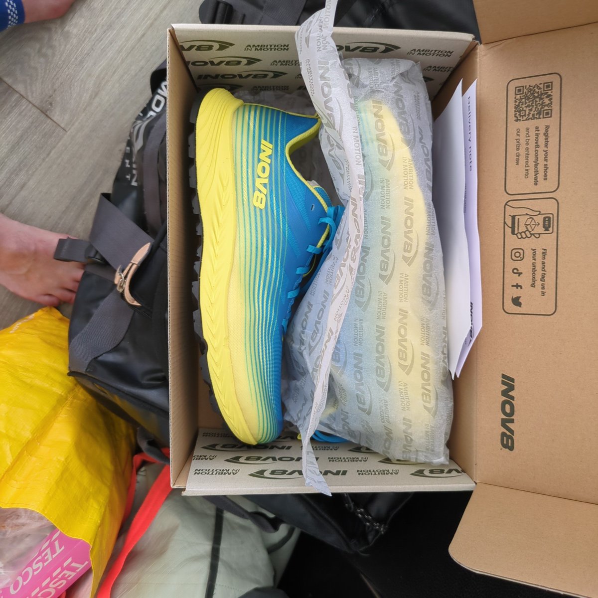 Want to give <a href="/inov_8/">INOV8</a> a massive shout-out for their superb customer support. 👇have arrived just before I head off to #ultratrailsnowdonia tomorrow after a previous pair ripped during a training run. Banging shoes, great support.