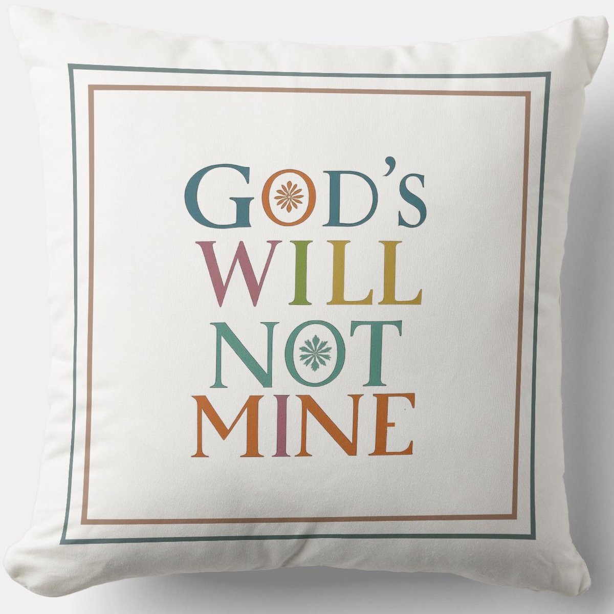God's Will Not Mine #Cushion Motivation zazzle.com/gods_will_not_… New Throw #Pillow #Blessing #JesusChrist #JesusSaves #Jesus #christian #spiritual #Homedecoration #uniquegift #giftideas #MothersDayGifts #giftformom #giftidea #HolySpirit #pillows #giftshop #giftsforher #giftsformom