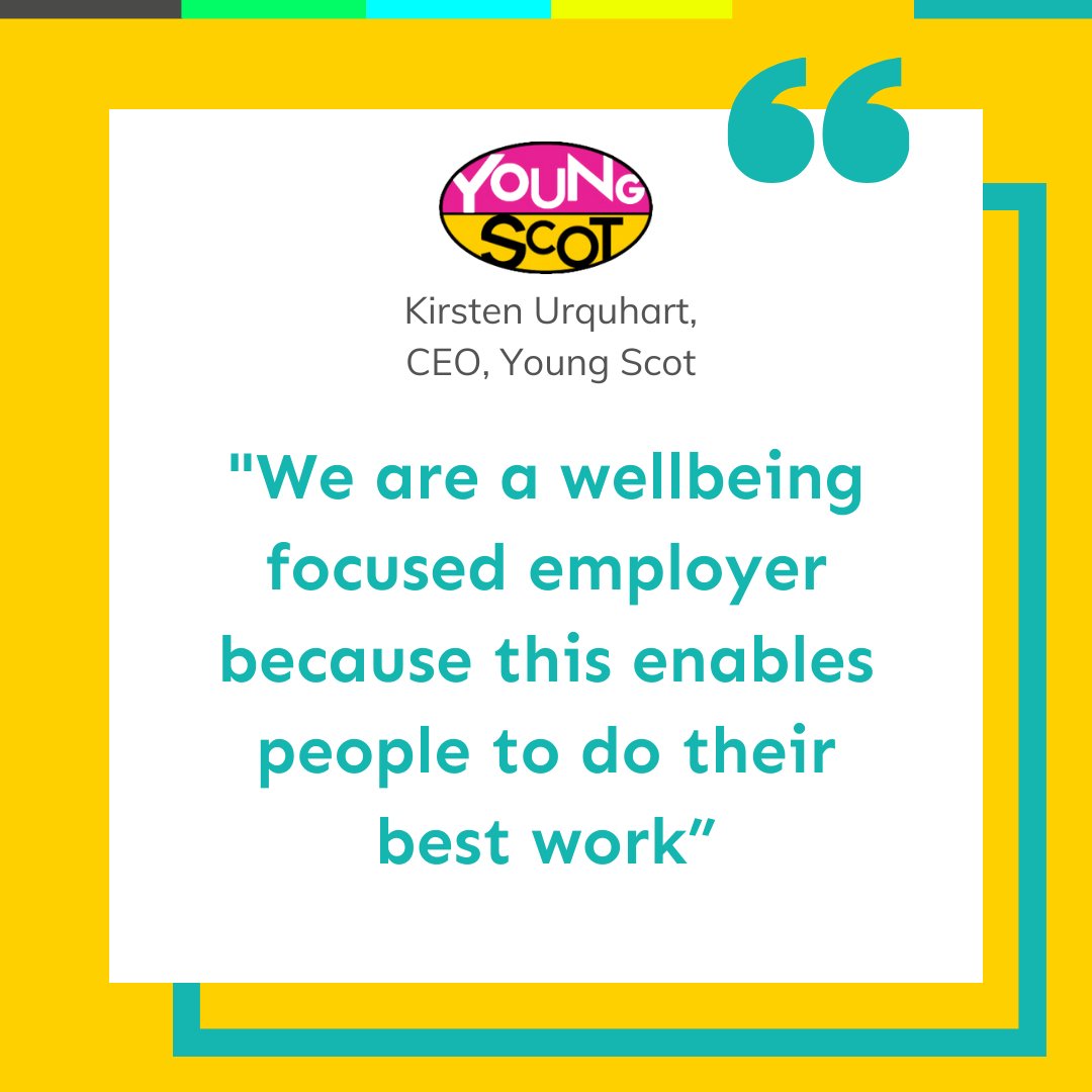 We love the #flexiblework arrangements from @YoungScot who empower #employees to 'design their day' & experiment with adjusting working hours around other commitments such as the school run. Young Scot has created a flexible, resilient and highly engaged #workforce.