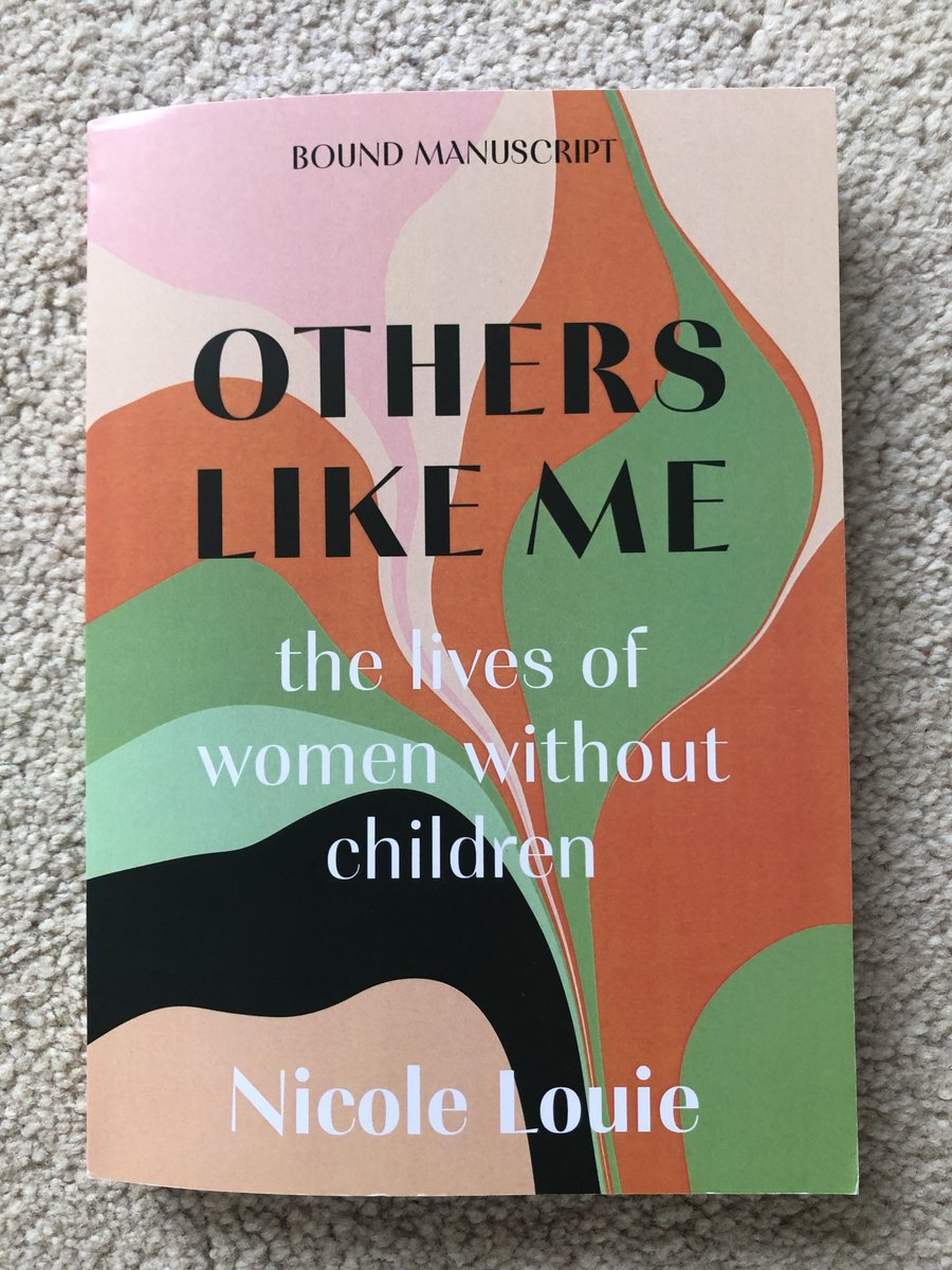 Beyond excited to devour this! It's officially being launched in June. And I just know it's going to be a book friend to so many of us. Thank you @bynicolelouie & @dialoguepub for entrusting me with one of these babies 🤣😄❤️ #childfree #childless #BookTwitter