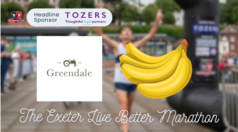ExeterCCT's tweet photo. Big shoutout to @Greendalefarm for providing bananas 🍌 to all the runners at the #ExeterMarathon! Your support made a bunch of difference. 🏃‍♂️🏃‍♀️ #HealthyLiving #Community #ECFC #HealthySnacks https://t.co/RHE5TZr26o