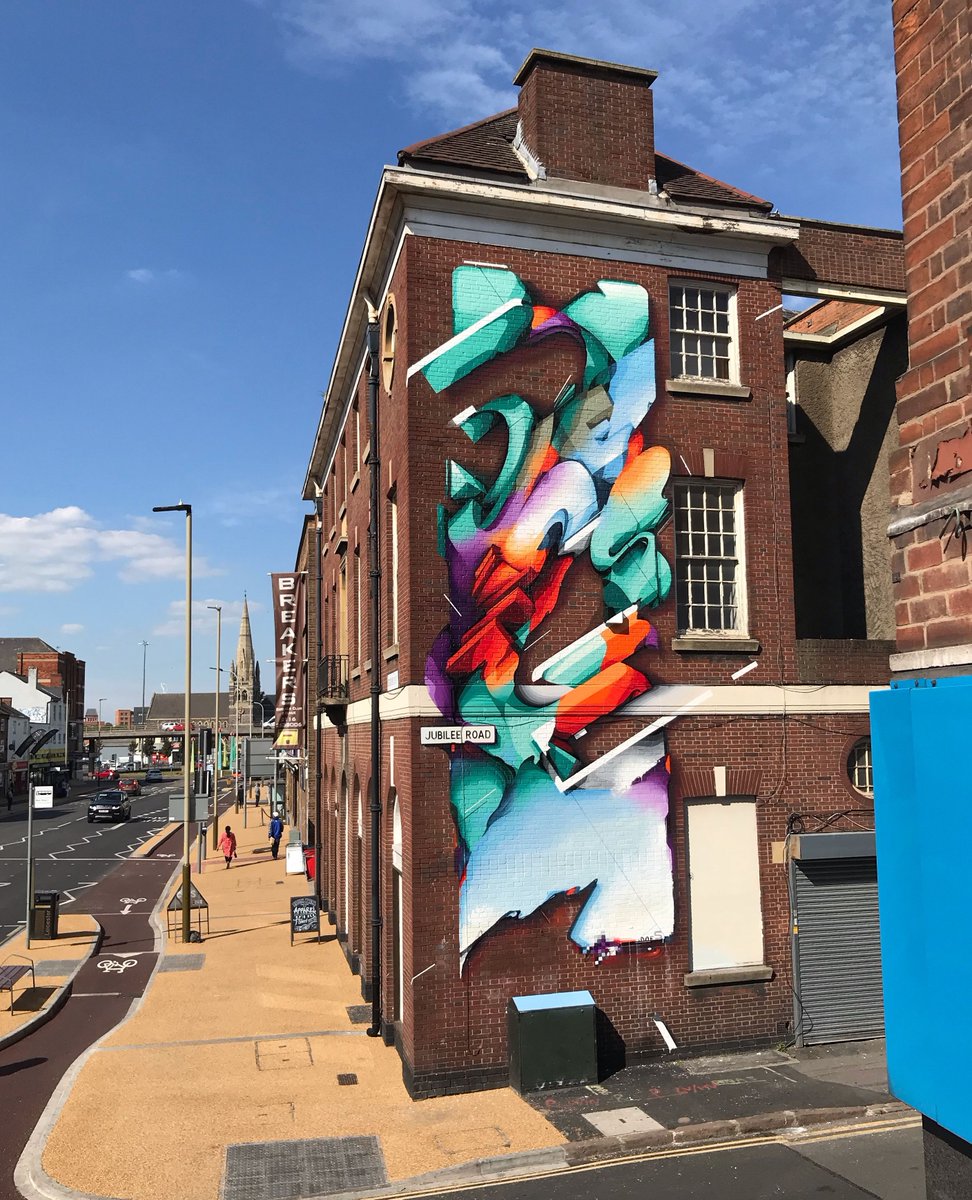 Throwback Thursday 😍 The countdown to Bring The Paint 2024 is on and we are so excited to see the streets bustling with creatives from around the world leaving their colourful stamp on the city centre!