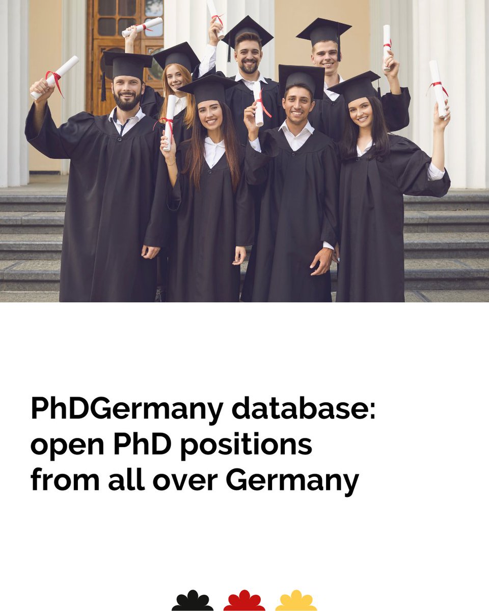 You graduated and want to do a doctorate? 👩🏼‍🎓👨🏾‍🎓 Here's the ideal starting point for your search for a position: the DAAD’s PhDGermany database publishes #PhD positions from all over 🇩🇪 that specifically target international applicants. 🌐 Find yours here 👉 sohub.io/sojb