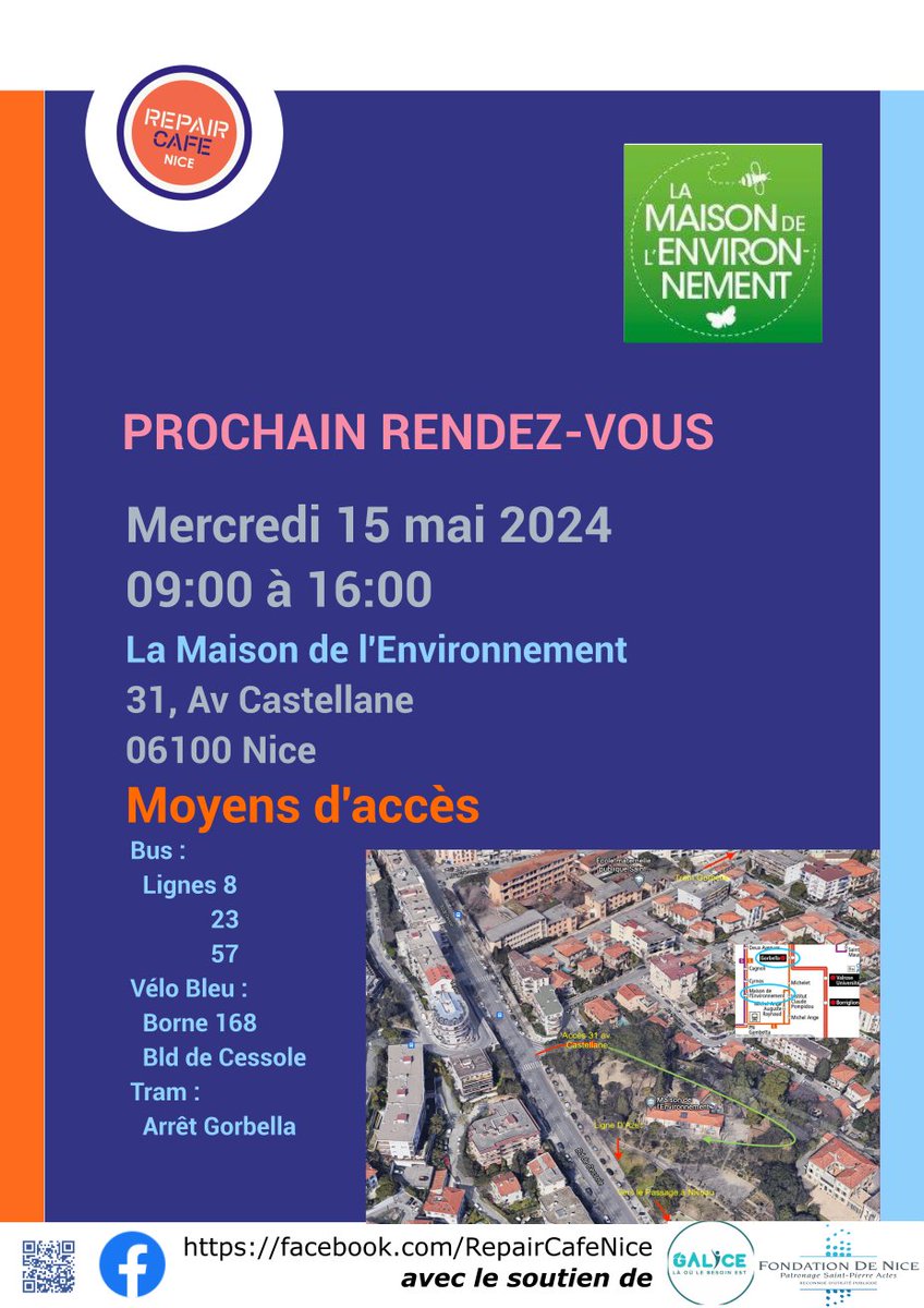 Prochain RDV en semaine à la Maison de L'Environnement le 15 mai toute la journée.