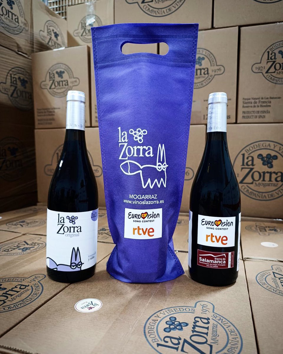 🇪🇸🍷🦊Desde la Cía. de Vinos La Zorra estamos muy agradecidos a @eurovision_tve @rtve por elegir uno de nuestros vinos para ser el regalo de España a las delegaciones de los demás paises participantes en Eurovisión y autoridades🇪🇸🍷🦊 @DOSalamanca @RVSierraFrancia #Eurovision2024