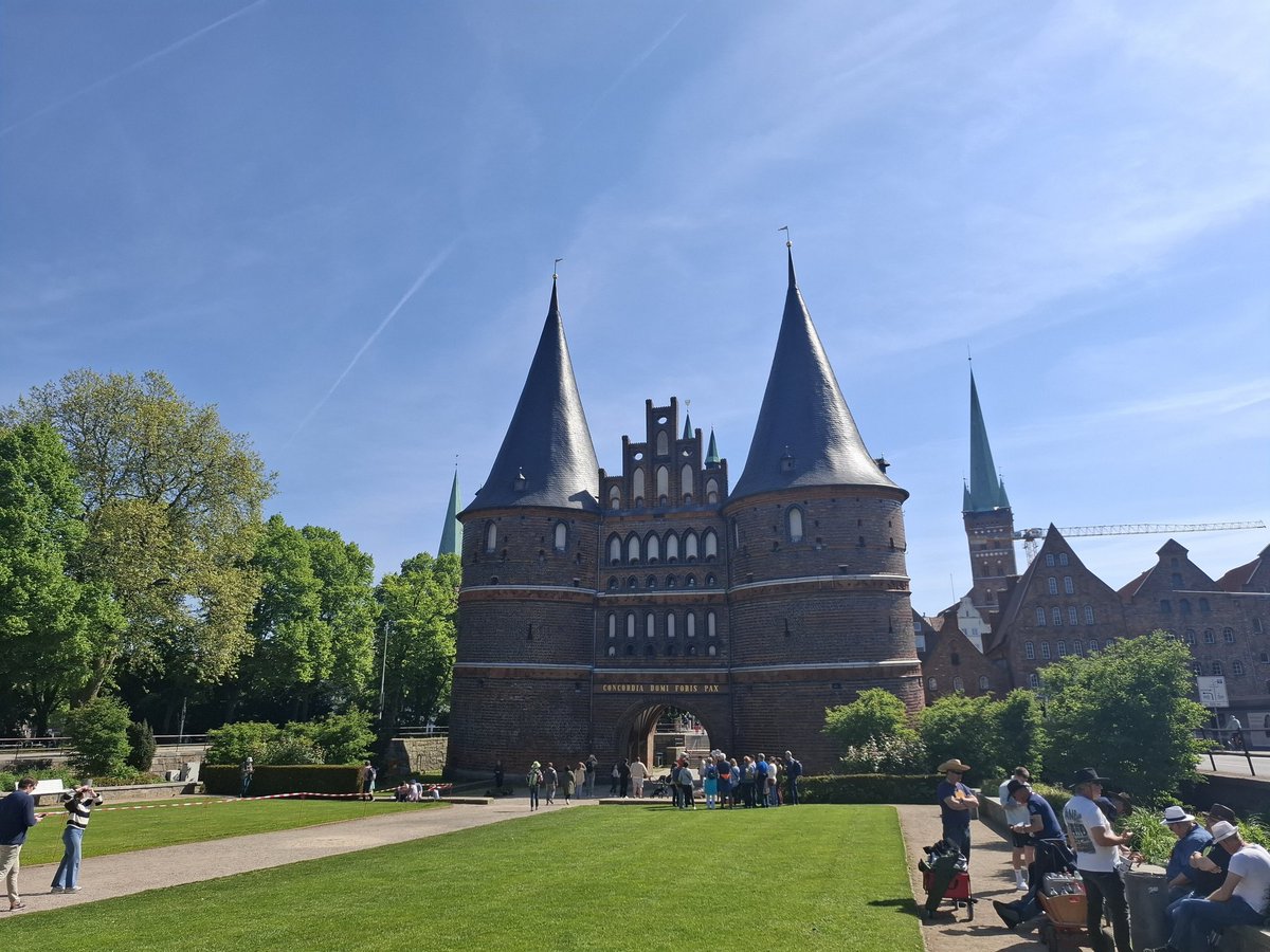 Hansestadt Lübeck! The city of Seven Towers, Queen of the Hansa and home to Thomas Mann, Günter Grass and Willy Brandt! 
The Holstentor was built in 1464 and is - together with the Altstadt - a UNESCO World Heritage Site.