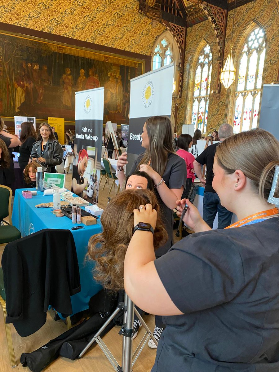 #TeamHopwood is out in full force for today’s ‘Creativity in Careers’ event held at Rochdale Town Hall! We’re so excited to be speaking to pupils from across the borough about our wide range of courses and the fabulous careers they can lead to. If you see us, be sure to say hi!