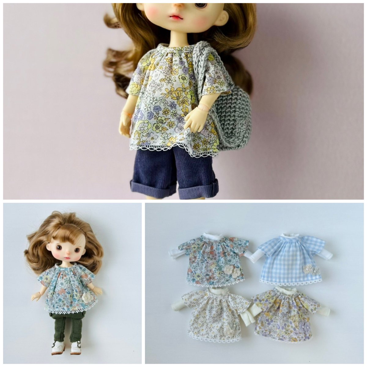 saridoll_PL's tweet photo. 【通販告知】

モンストドール用のお洋服数種販売

5/17(金)21:30頃　カートオープン

5/14(火)〜プレビュー期間

お品はこんな感じです😌
(カバンは含みません)
(画像の子が着ているのは試作品で少し型が違います) https://t.co/3f9SayAhXy