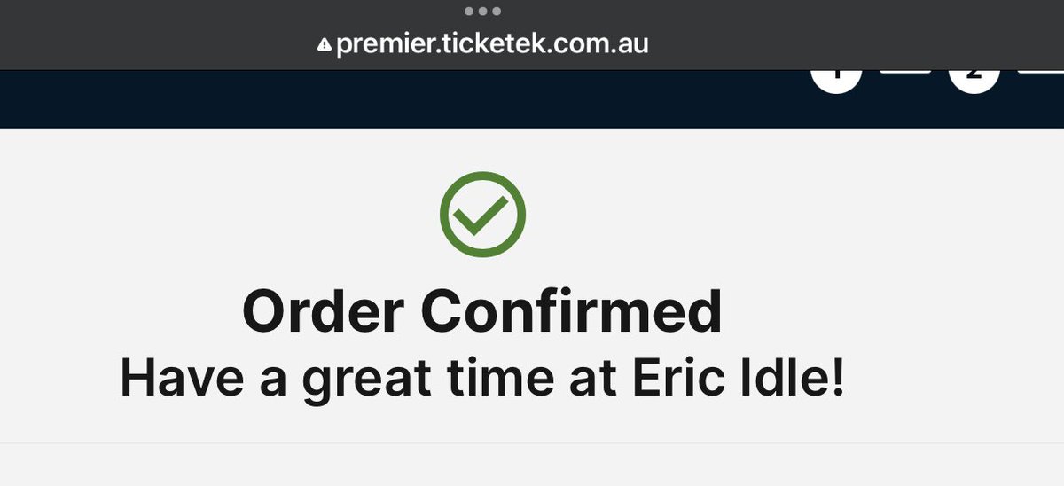 Excited 😊 
Tickets booked.
See you in Adelaide @EricIdle