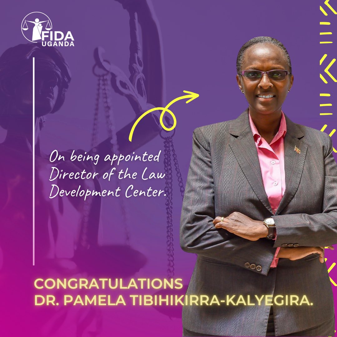 #Congratulations 🎉🍾🎊 #FIDAUg extends sincere congratulations to one of our dear members Dr. Pamela Tibihikirra Kalyegira on being appointed Director of the Law Development Center! We are confident your dedication and expertise will undoubtedly bring a fresh perspective and…