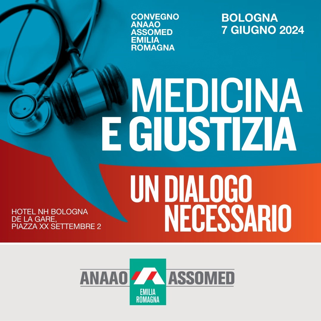 Il #7giugno a Bologna per parlare del rapporto tra medicina e giustizia. Partecipa il Segretario Nazionale Anaao Assomed @doctorino77