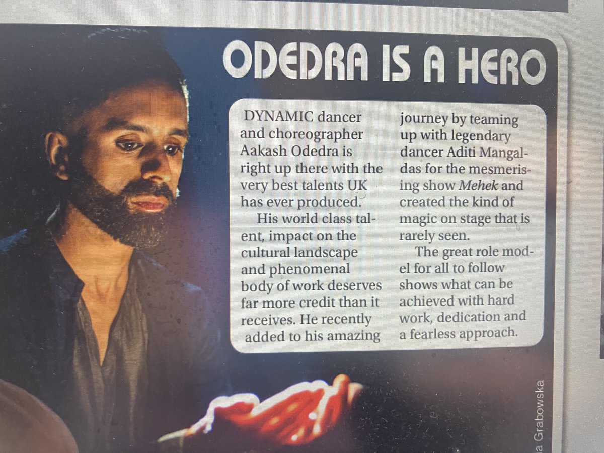 Wonderful words about @AakashOdedra from @asjadnazir - two really inspiring individuals - in tomorrow's @EasternEye