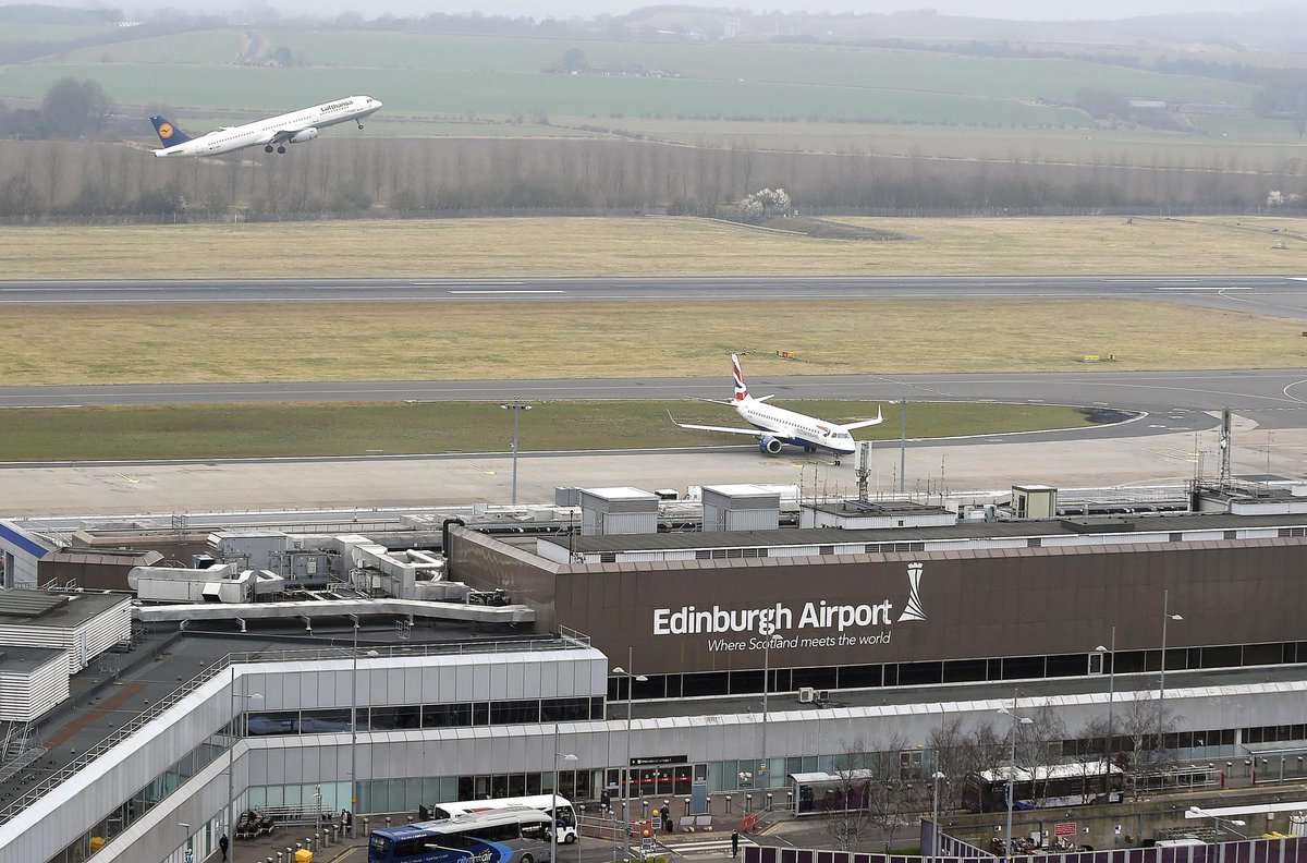People heading abroad from the Forth Valley are facing disruption. Edinburgh Airport has suspended flights, after a 'small break up' on the runway. The runway is due to be replaced next year.