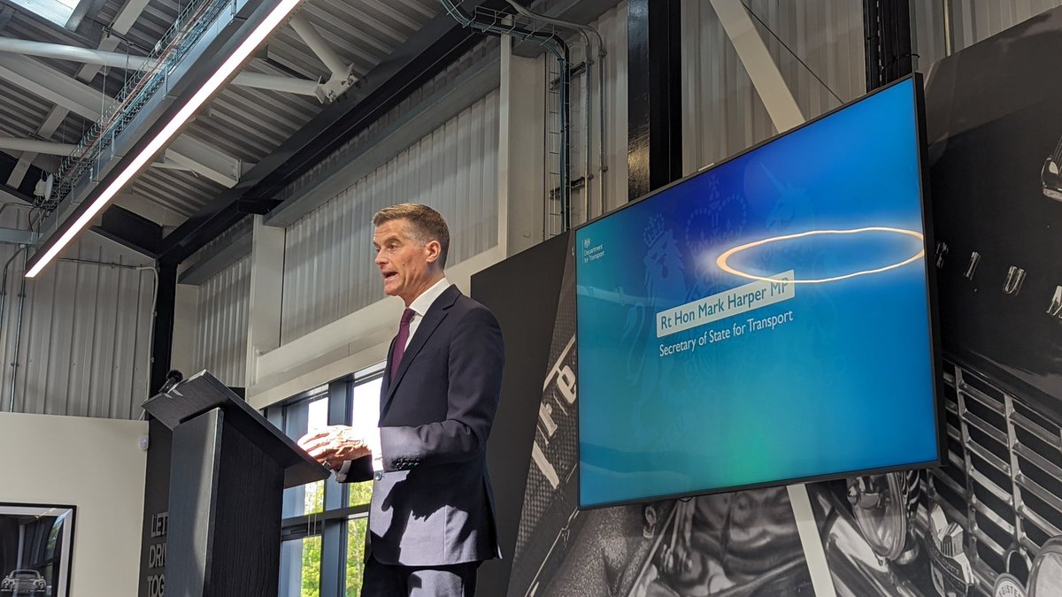 'This is a really important industry, economically and to preserve our country's heritage.' @Mark_J_Harper is at Bicester Heritage today launching an eight-week call for evidence to assess to the DVLA's processes with historic vehicles.