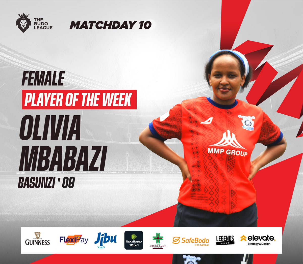 Debut Checklist:
Goal✅
Win✅
Player of the week✅

Masterclass from Olivia!

#TBL7 
#TheBasunziway