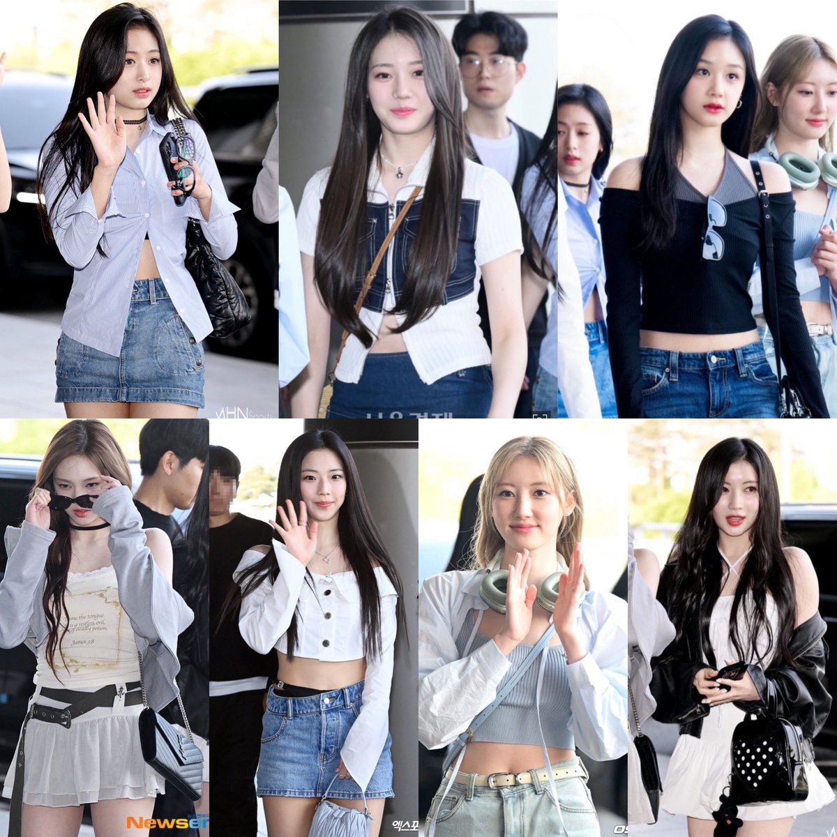 #BABYMONSTER at the airport today! have a safe flight girls!