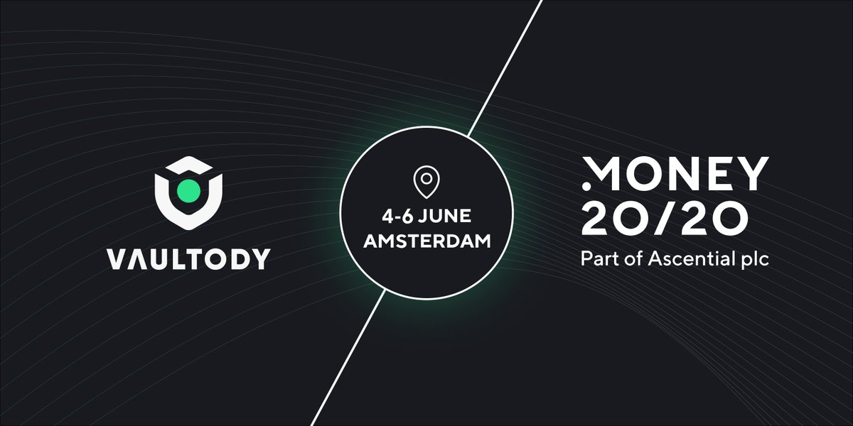 We are thrilled to share that we're among the exclusive 40 startups chosen to participate in this year's @money2020 event in Amsterdam (4-6 June 2024). 
Find us at the 2024 Startups Handout Area where we have our own stall 🚀 
#Vaultody #MPC #Money2020 #Startup #CryptoEvent