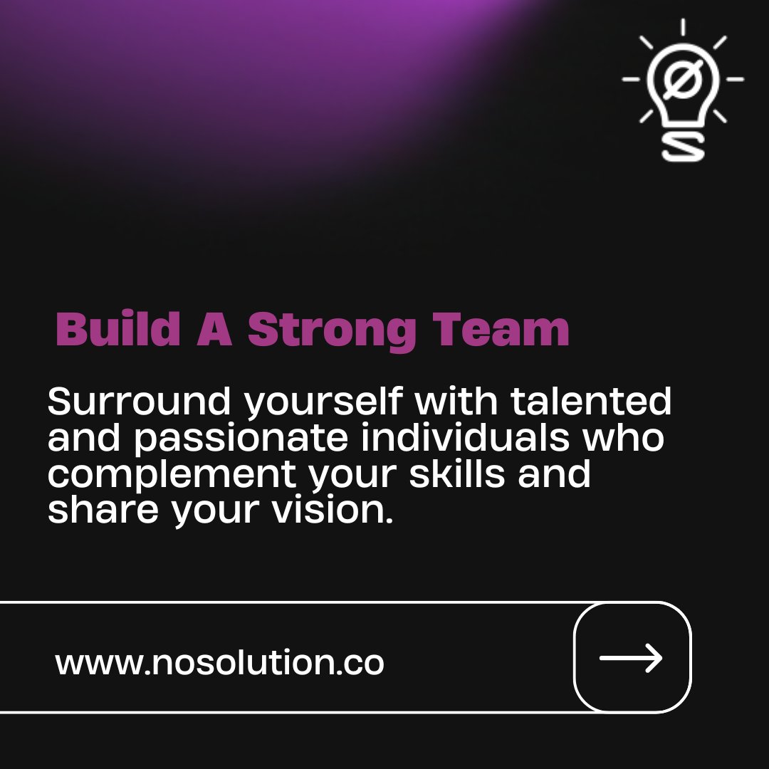 What does it take for a Startup to succeed?

👉Customer Focus
👉Build A Strong Team
👉Validate Your Idea

To know more visit our website 👉nosolution.co

#startupideas #customerfocus #strongteam #validateyouridea