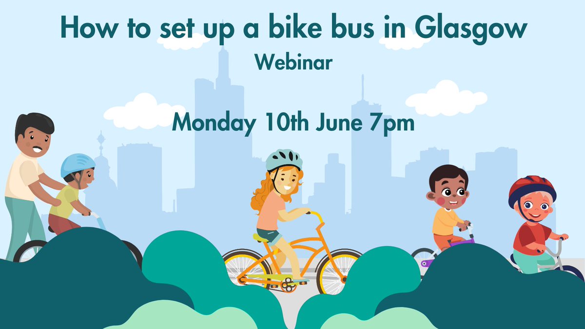 If you're interested in setting up a bike bus, but unsure how to go about it, then our free webinar will be perfect for you. Tickets available now! eventbrite.co.uk/e/899357300897…